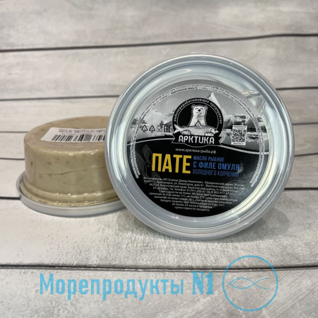 Пате из Омуля х/к с маслом, 180г