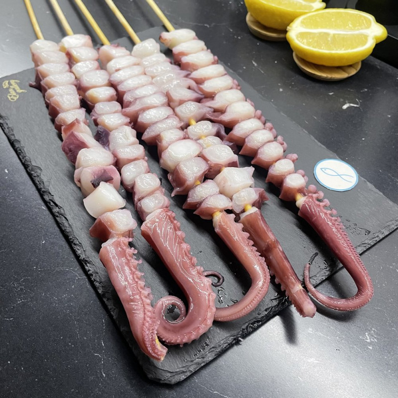 Кальмар щупальца на шпажке, 500г