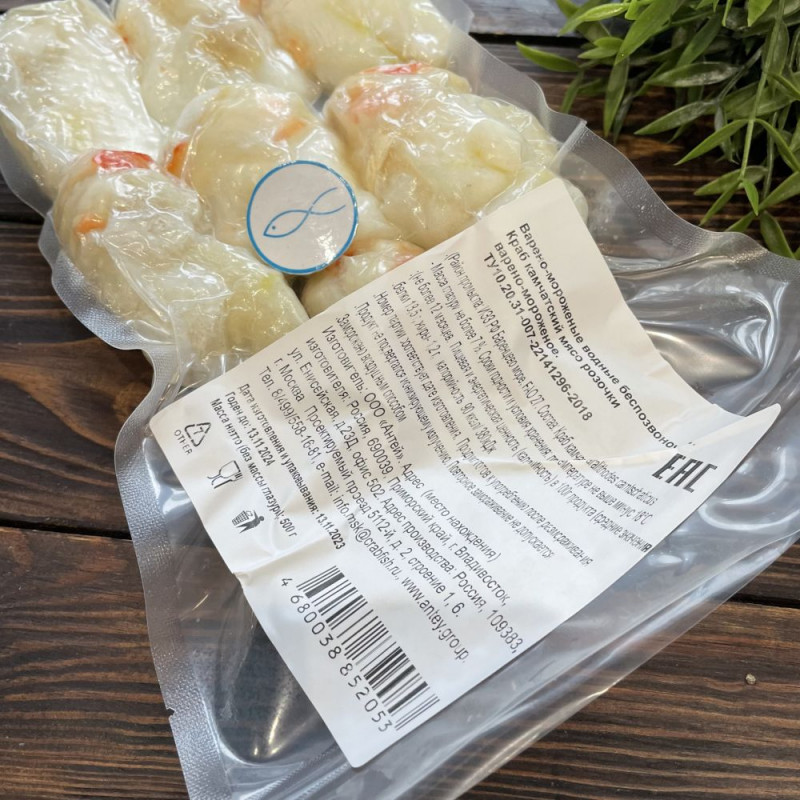 Мясо Камчатского краба Роза, 500г