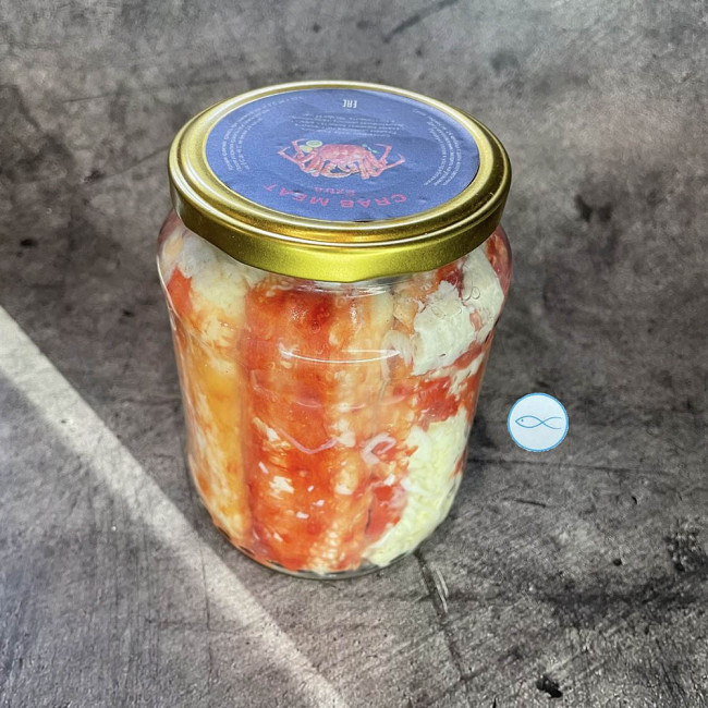 Камчатский краб фаланга в стекле, 720г