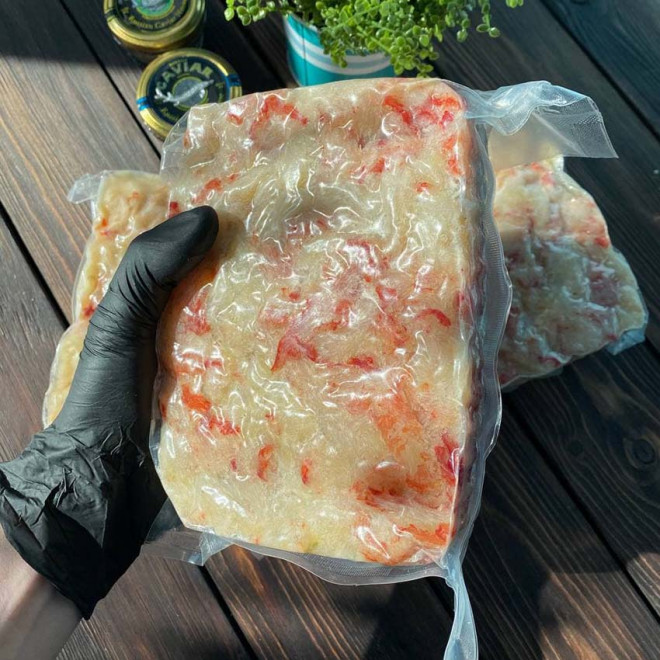 Салатное мясо Краба Стригуна