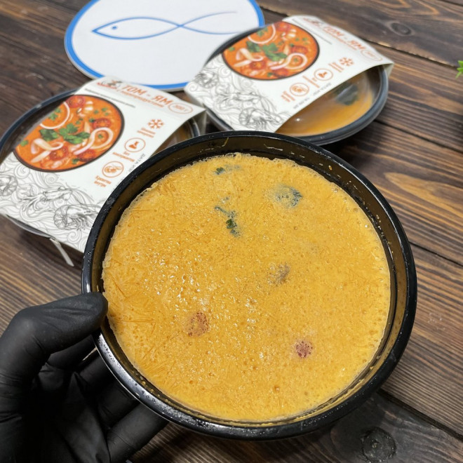 Суп Том Ям с морепродуктами (готовый), 300г