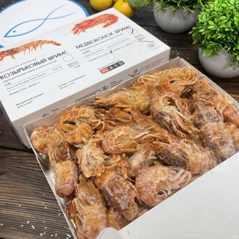 Креветки Шримс Медвежонок 30/50, 850г
