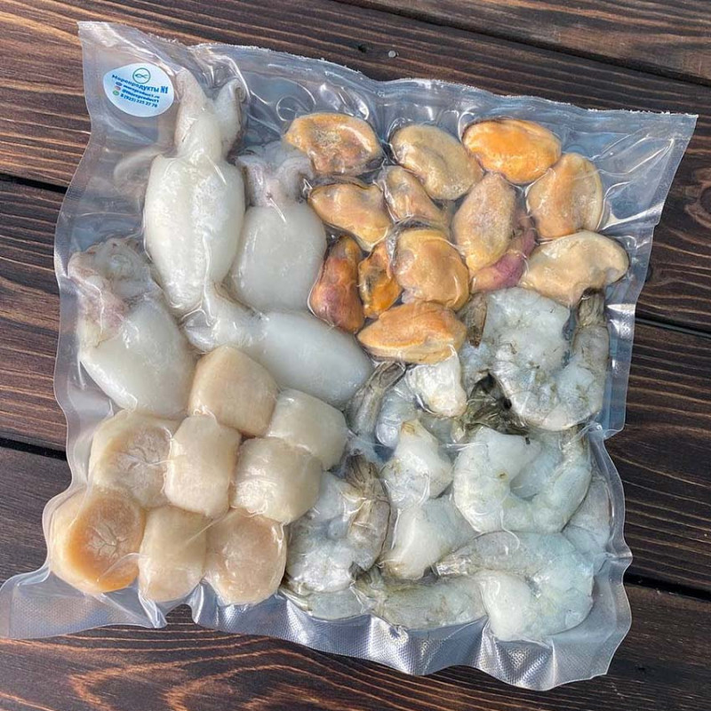 Морской коктейль Морепродукты N1, 500г