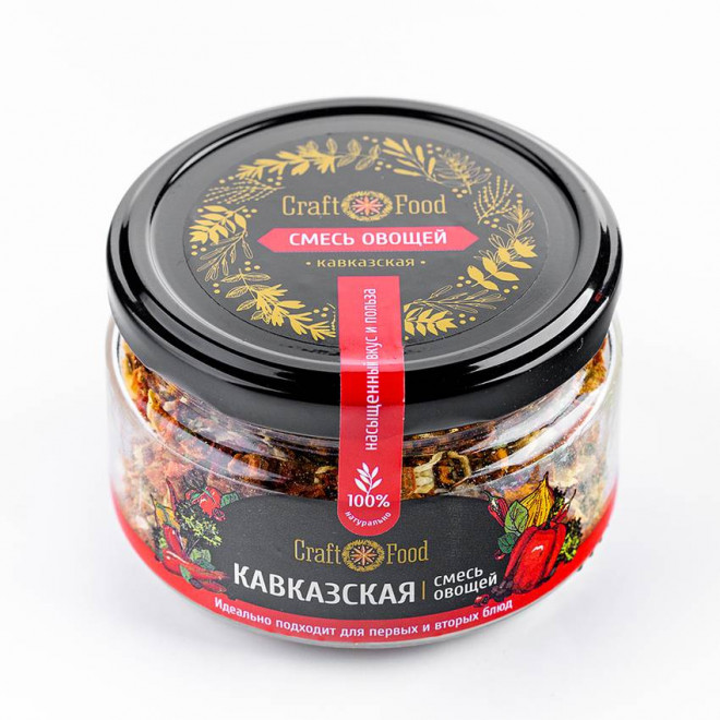 Смесь овощей Кавказская Craft Food, 80г