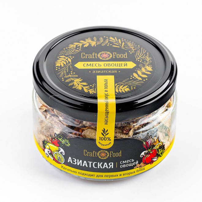 Смесь овощей Азиатская Craft Food, 70г