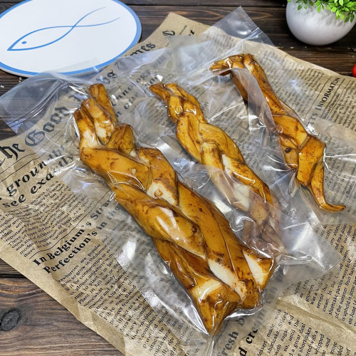 Кальмар горячего копчения косичка