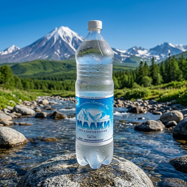 Вода негазированная Малки, 1,5л